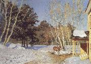 Isaac Levitan March oil painting reproduction